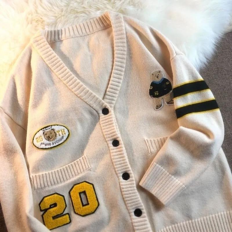 Women' Knits & Tees Y2K Women Oversized Sweater Cartoon Embroidery KnittedV Neck Long Sleeve Tops Casual Party Sexy Club Sweaters Dresses F, G435346
Women' Knits & Tees Y2K Women Oversized Sweater Cartoon Embroidery KnittedV Neck Long Sleeve Tops Casual Party Sexy Club Sweaters Dresses F, G435346