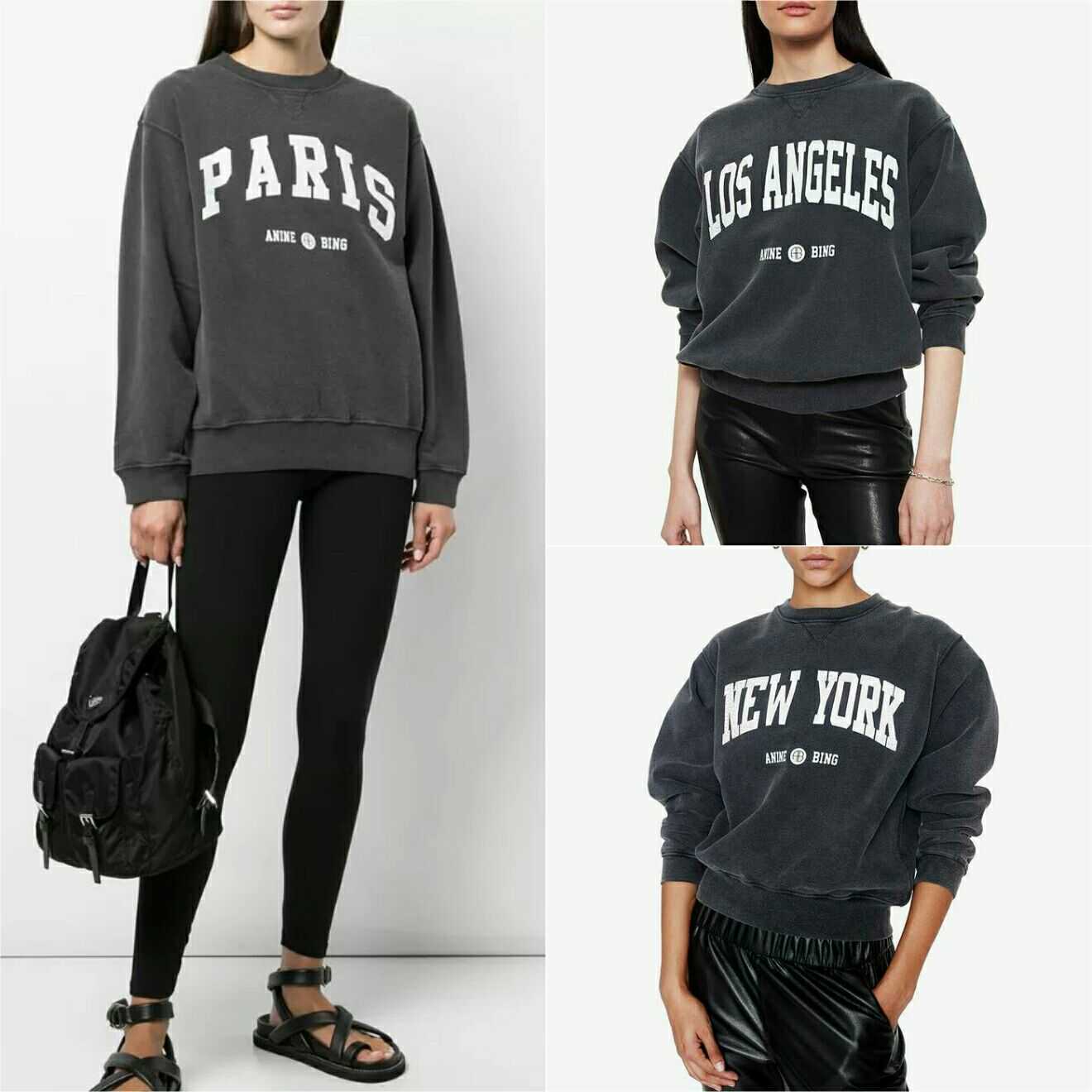 Urban agglomeration anine bin autumn and winter new letters burst printing fried snowflake old retro women's sweater ab, Paris
Urban agglomeration anine bin autumn and winter new letters burst printing fried snowflake old retro women's sweater ab, Paris