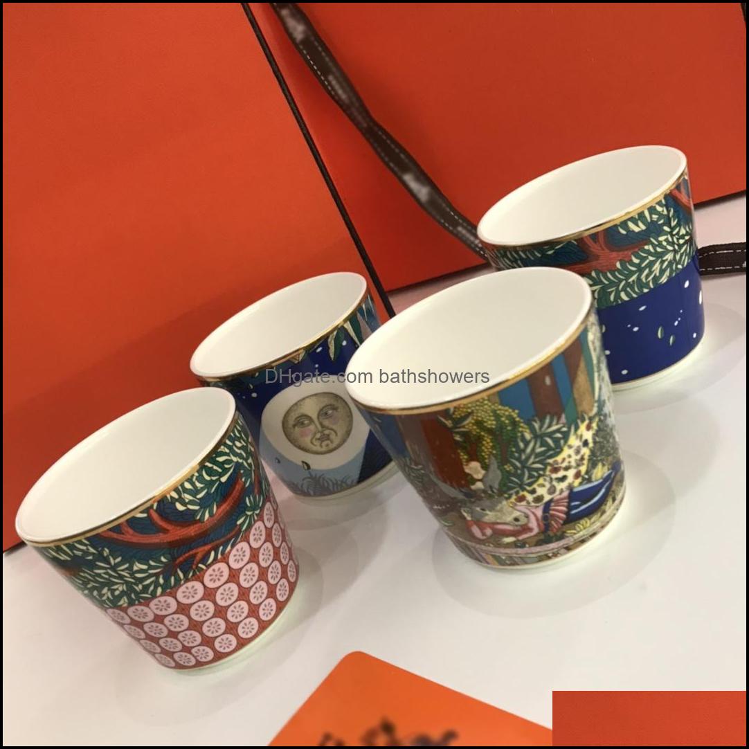 Mugs Drinkware Kitchen Dining Bar Home Garden Luxurys Designers Orange Classic Milk Coffee Mug Cup Set Elegant Bone China Se Dhebz, With box
Mugs Drinkware Kitchen Dining Bar Home Garden Luxurys Designers Orange Classic Milk Coffee Mug Cup Set Elegant Bone China Se Dhebz, With box