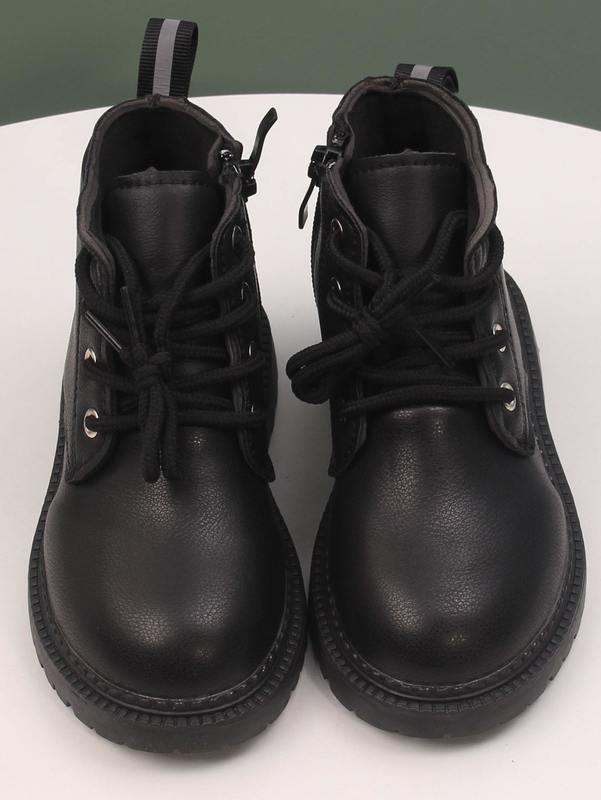 Kids Lace-up Front Combat Boots SHE