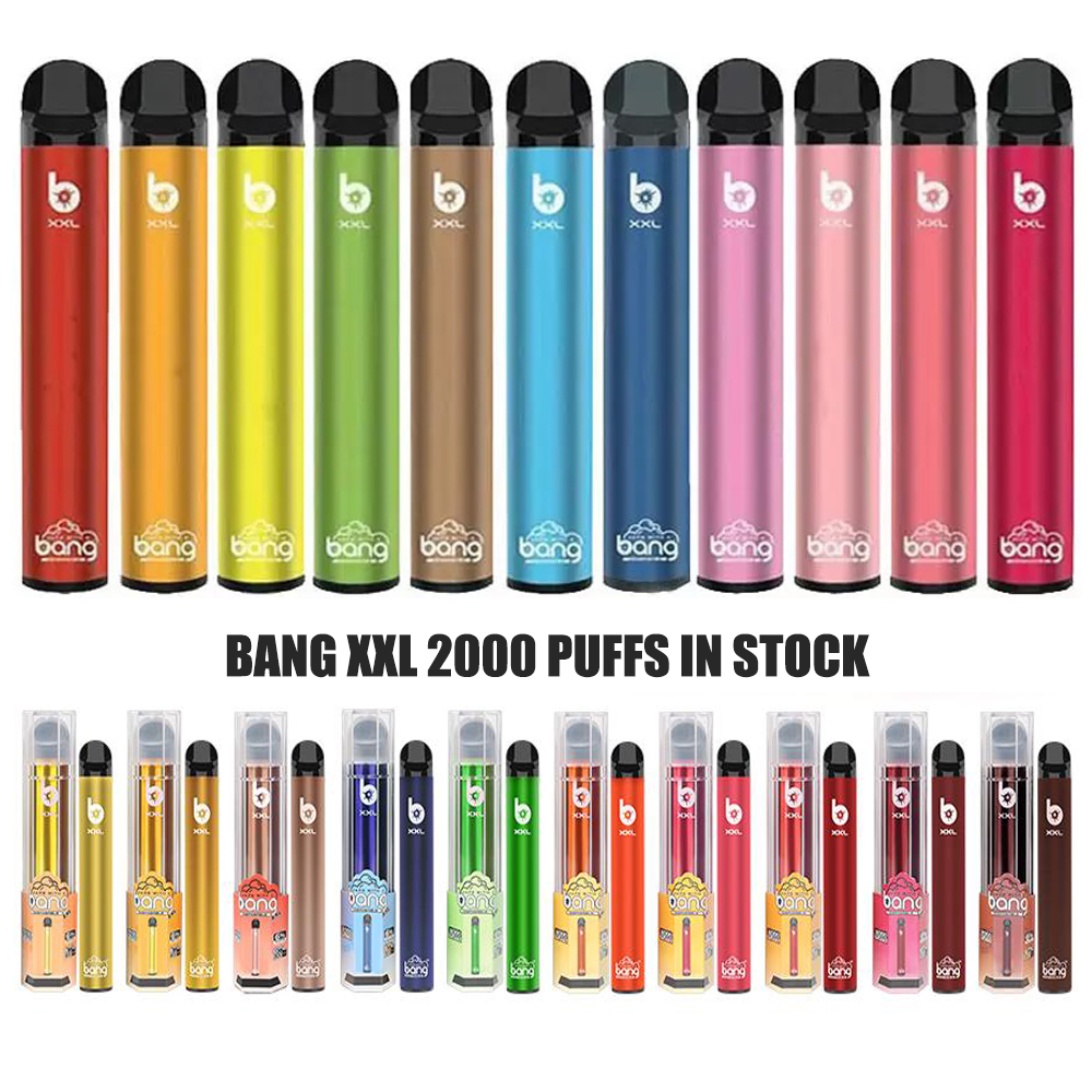 Original E Cigarette Bang XXL XXtra 2000 PUFFS Vapes Bar Disposable Vape Pen Vaporizer 800mAh 6ml Prefilled Pods Cartridge Vs Plus XXL Max
Original E Cigarette Bang XXL XXtra 2000 PUFFS Vapes Bar Disposable Vape Pen Vaporizer 800mAh 6ml Prefilled Pods Cartridge Vs Plus XXL Max