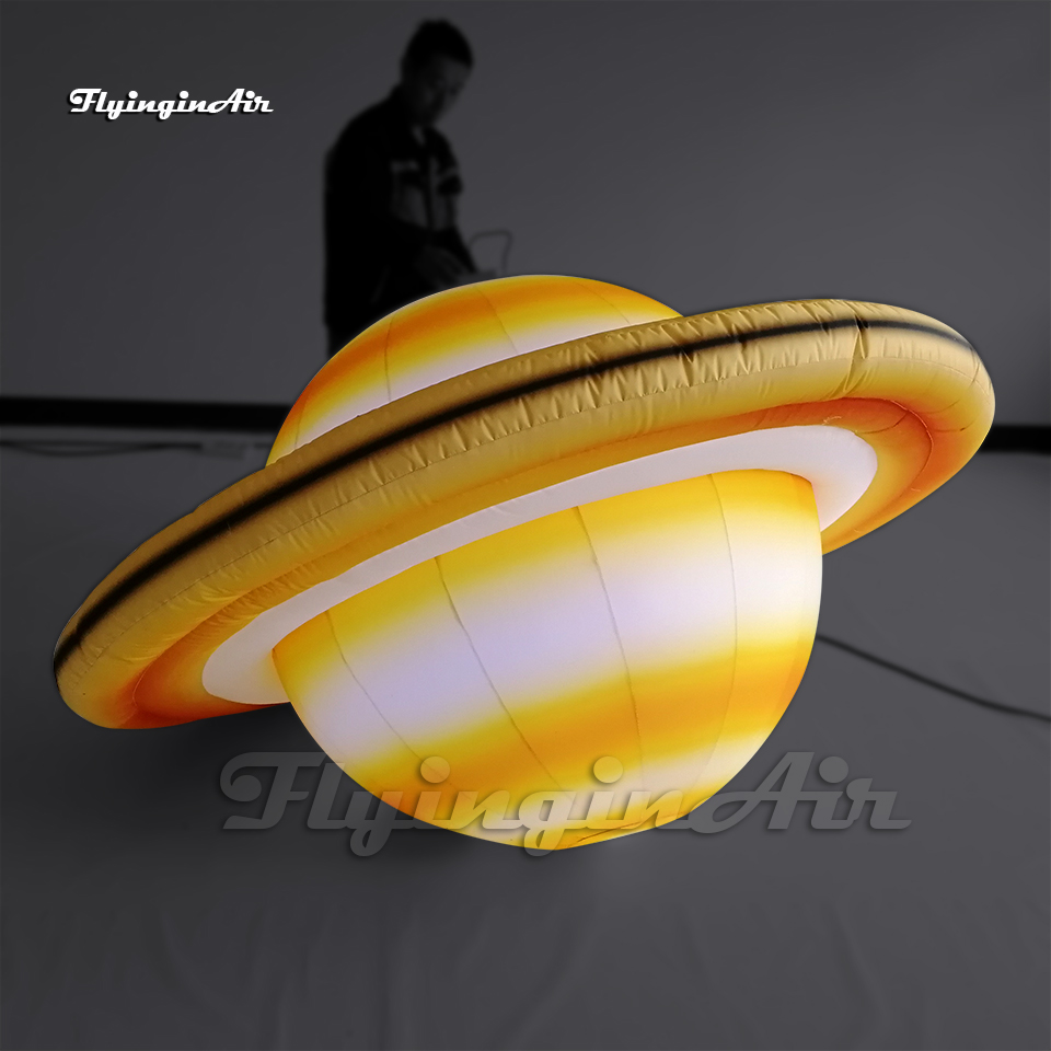 Lighting Inflatable Planet LED Solar System Balloon Hanging/Ground Mercury Venus Earth Mars Jupiter Saturn Uranus Neptune Pluto Balloons For Event