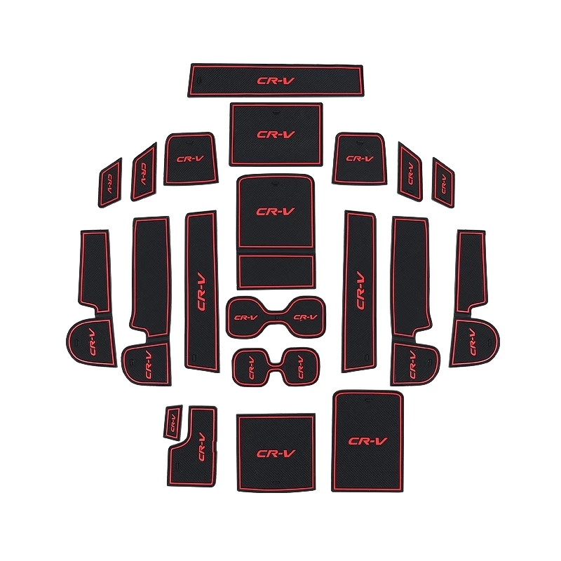Car Dashboard Anti-skid Pad Door Slot Pad Dustproof For Honda CRV CR-V 2013 2014 2015 2016 2017 2018 2019 Interior Accessories