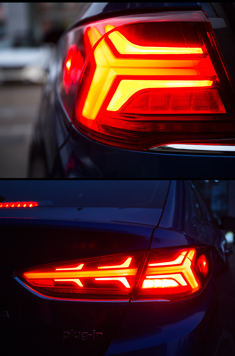 Car Goods Taillamp For Sonata 9 LED Tail Light 20 17-20 18 Hyundai Auto Running Lights LED Fog Brake Turn Signal