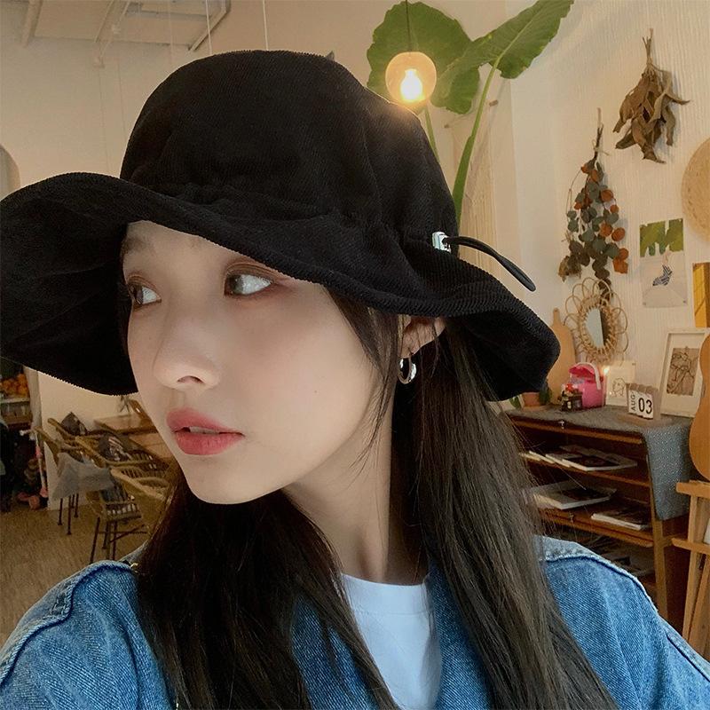 Beanie/Skull Caps Hat Female Black Corduroy Adjustable Fisherman Autumn And Winter Retro HatBeanie/Skull, White
Beanie/Skull Caps Hat Female Black Corduroy Adjustable Fisherman Autumn And Winter Retro HatBeanie/Skull, White