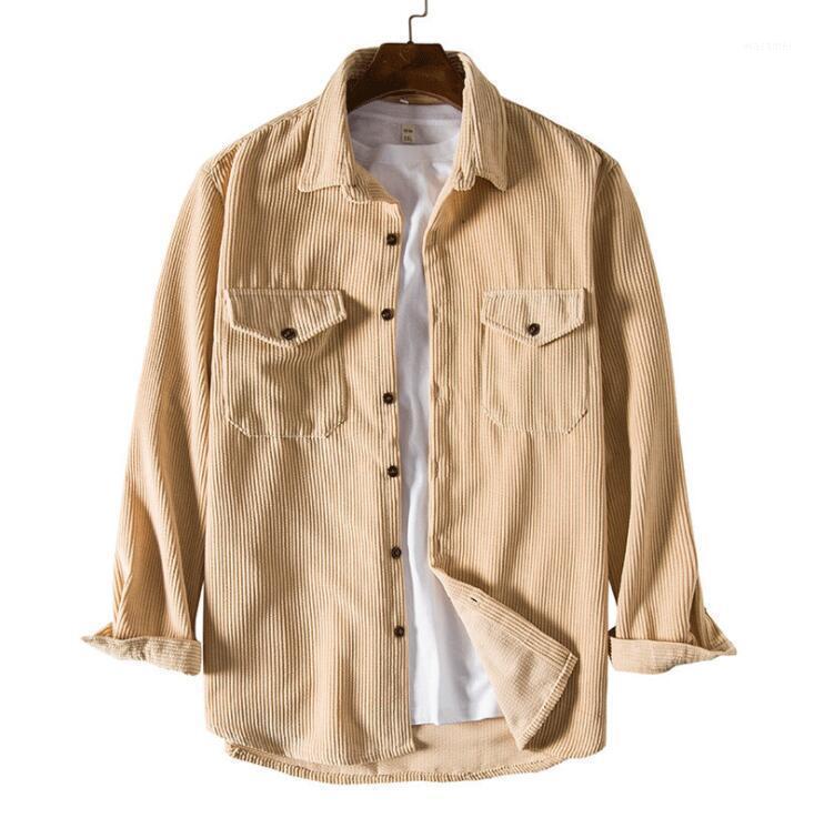 Men's Casual Shirts #4758 Khaki Black Blue Green Corduroy For Men Solid Color Thin Vintage Long Sleeve 2022 Spring Autumn, Navy blue
Men's Casual Shirts #4758 Khaki Black Blue Green Corduroy For Men Solid Color Thin Vintage Long Sleeve 2022 Spring Autumn, Navy blue