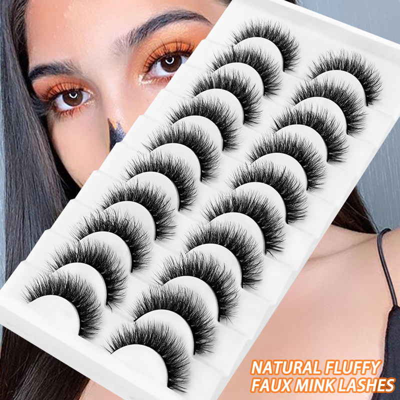 SEXYSHEEP 5 10 12 Pairs 3D Faux Mink Lashes Fluffy Soft Wispy Volume Natural long False Eyelashes Reusable Eyelashs Makeup 220524
SEXYSHEEP 5 10 12 Pairs 3D Faux Mink Lashes Fluffy Soft Wispy Volume Natural long False Eyelashes Reusable Eyelashs Makeup 220524