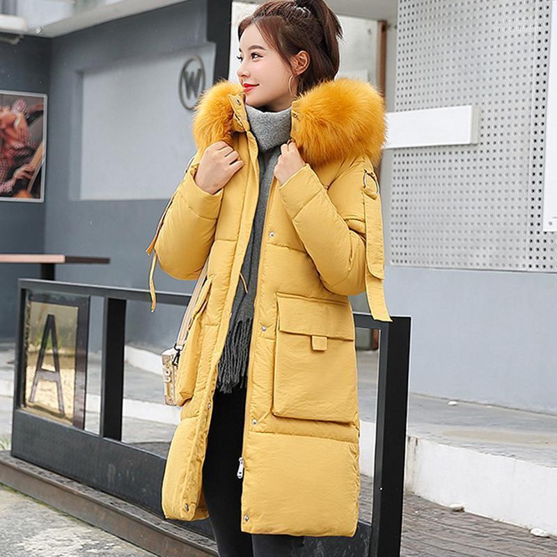 Women's Down & Parkas Winter Women Coat Long Warm Mid-length Jacket Cotton Fashion Pocket Faux Fur Hood Coat1 Stra22, Black
Women's Down & Parkas Winter Women Coat Long Warm Mid-length Jacket Cotton Fashion Pocket Faux Fur Hood Coat1 Stra22, Black