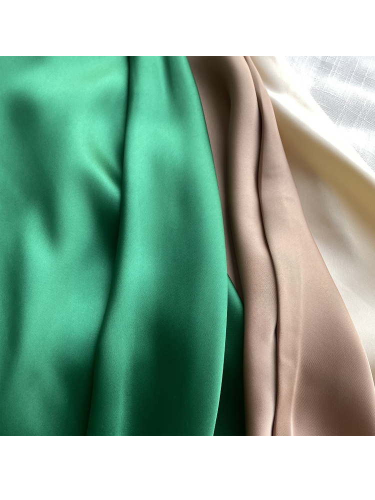 Toppies Womens Silk Satin Skirts High Waisted Skirt Solid Vintage England Simple Office Lady Skirts 220701