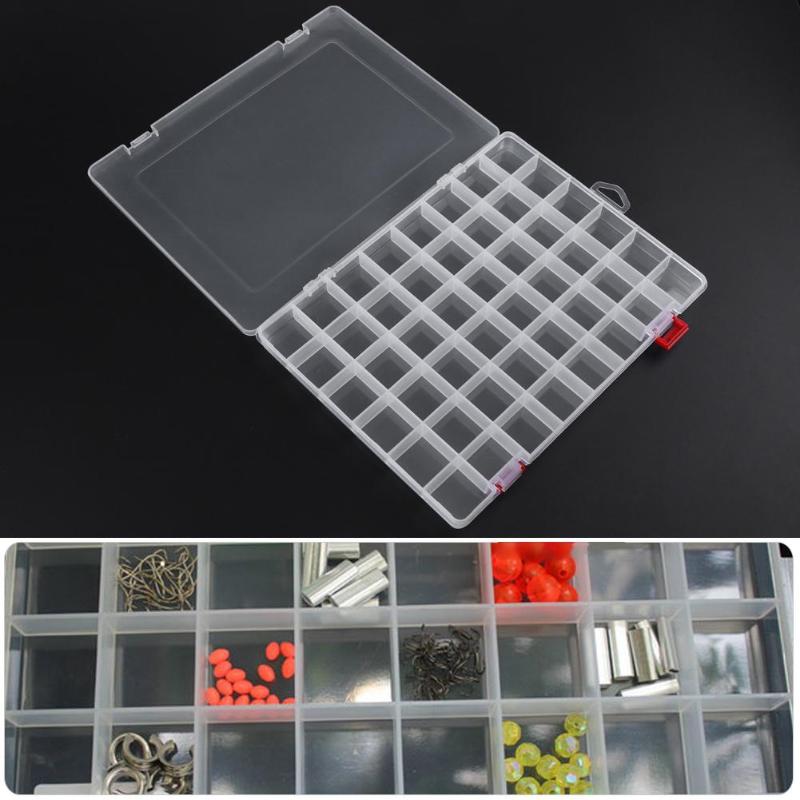 Fishing Accessories 1pc Adjustable Plastic 48-Compartment Transparent PP Lure Storage Box Jewelry Earring Bin Case ContainerFishing
Fishing Accessories 1pc Adjustable Plastic 48-Compartment Transparent PP Lure Storage Box Jewelry Earring Bin Case ContainerFishing