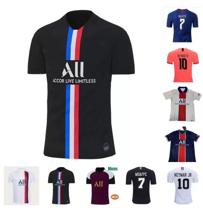 2018 2019 2020 MBAPPE soccer jersey SERGIO RAMOS DI MARIA DRAXLER 2022 football shirt 18 19 20 MARQUINHOS VERRATTI Maillots PSgS 4th, Retro