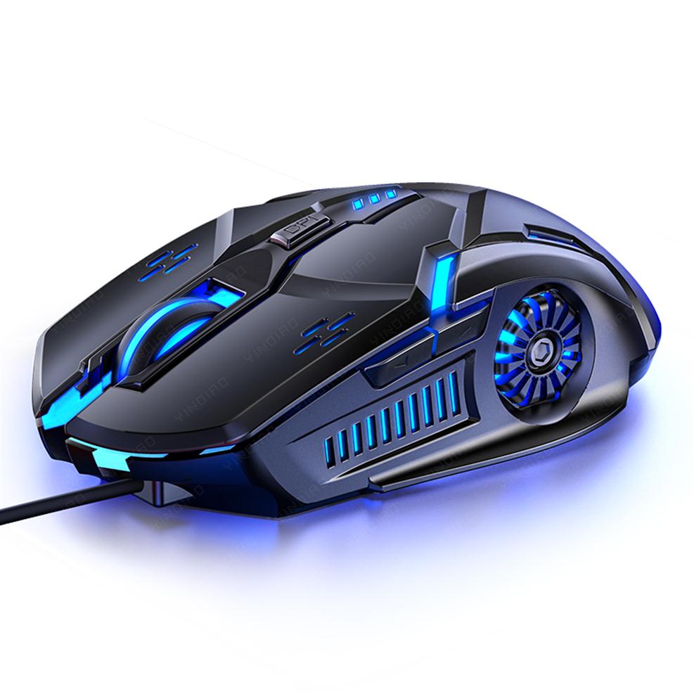 G5 Wired PC Mouse Inphic USB Mice 3200DPI Adjustable 6 Programmable Buttons colourful breath Optical Tracking Ergonomic Str