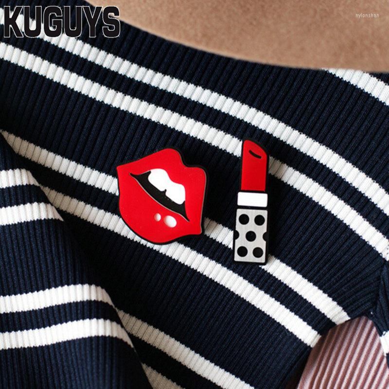 Pins Brooches Fashion Acrylic Jewelry Women Gold Silver Color Lipstick HipHop Sexy Red LipsPins
Pins Brooches Fashion Acrylic Jewelry Women Gold Silver Color Lipstick HipHop Sexy Red LipsPins