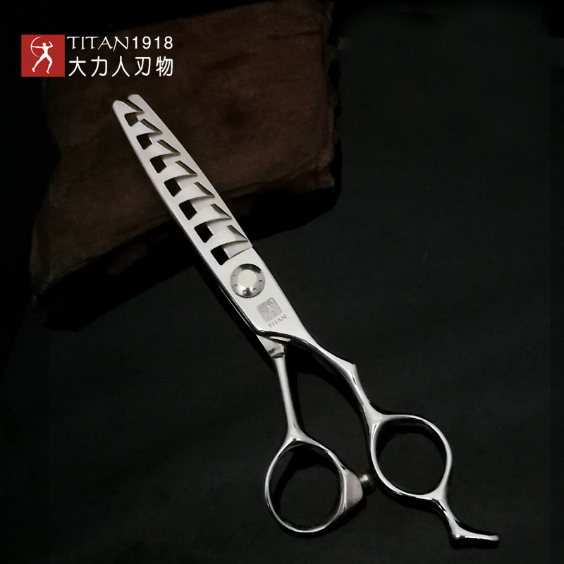TITAN 6 Inch Hairdressing Scissors Professional Japan440c Barber Shears Cutting High Quality 220317