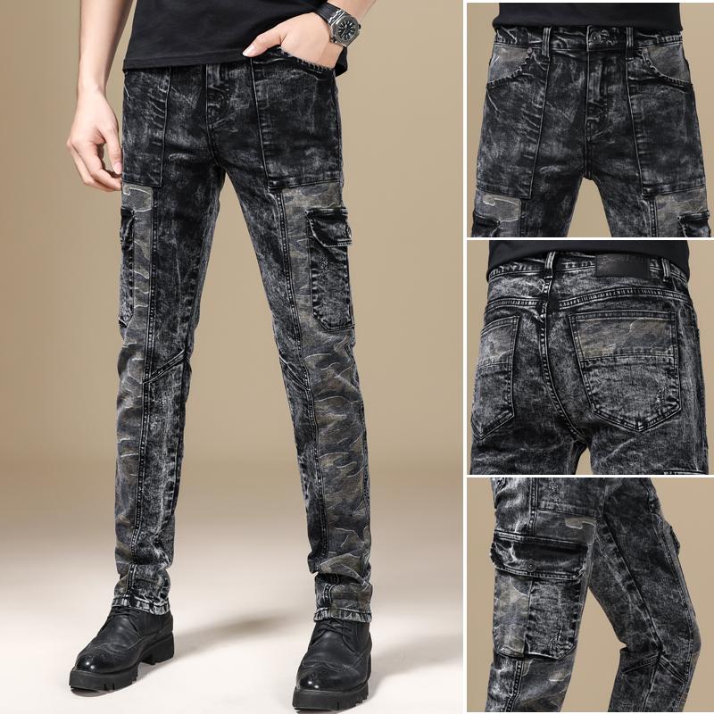 Men's Jeans Multiple Pockets Men Streetwear Denim Pants Trend Brand Trousers For Casual Solid Biker Slim Fit Jean Male DesignMen's, 9203
Men's Jeans Multiple Pockets Men Streetwear Denim Pants Trend Brand Trousers For Casual Solid Biker Slim Fit Jean Male DesignMen's, 9203