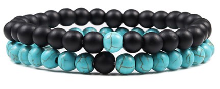 8mm good Fashion Strands Natural Stone volcanic stone blue White turquoise Agate adjusted Bracelet elastic ds45j
8mm good Fashion Strands Natural Stone volcanic stone blue White turquoise Agate adjusted Bracelet elastic ds45j