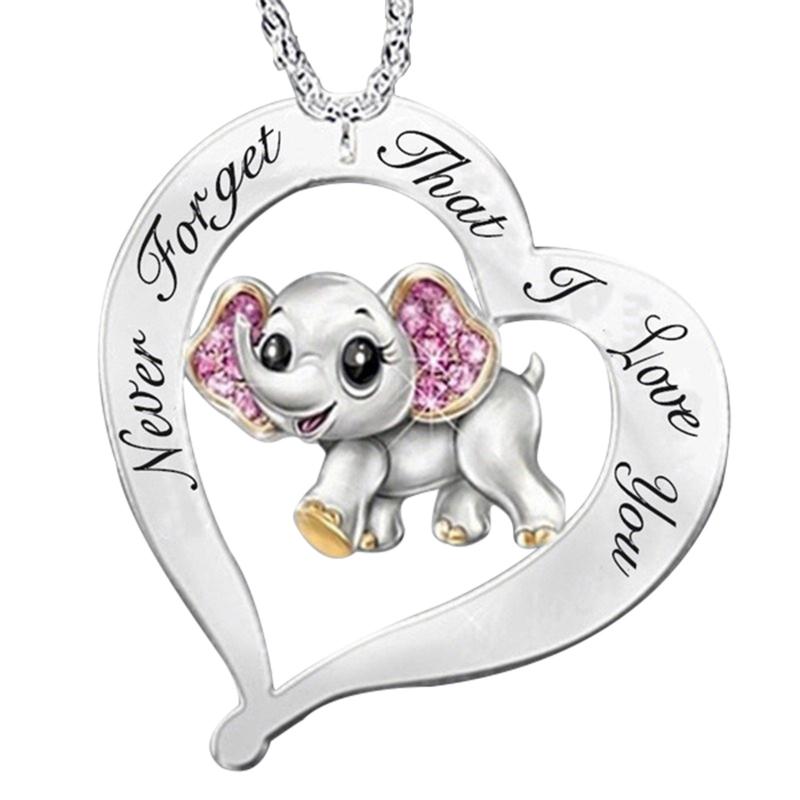 Chains Lovely Love You Creative Never Necklace Forget Elephant I Heart Fashion Necklaces & Pendants
Chains Lovely Love You Creative Never Necklace Forget Elephant I Heart Fashion Necklaces & Pendants