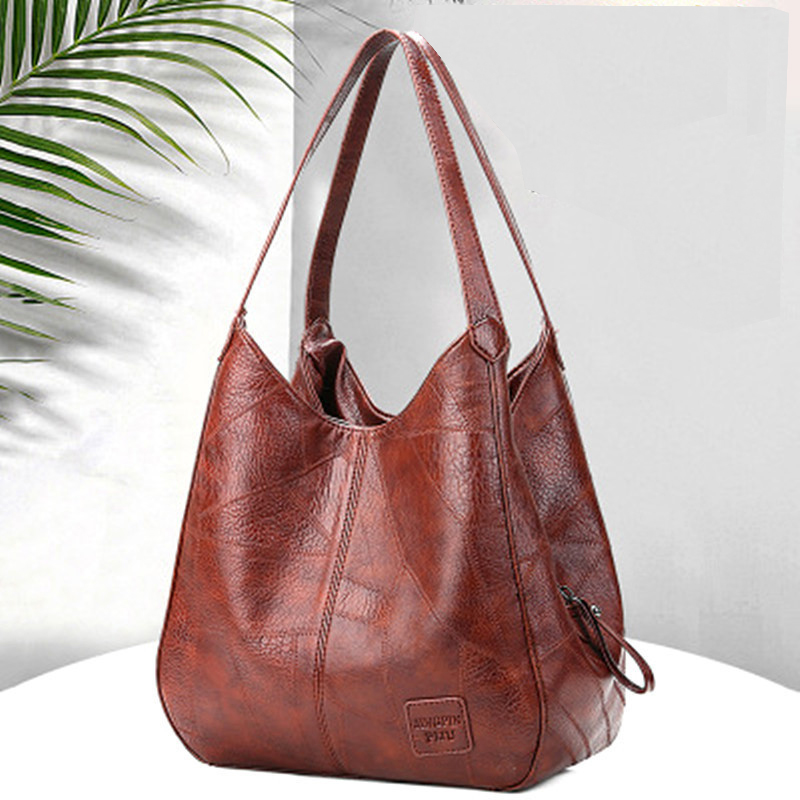 Soft leather handbags for women large capacity Shopping shoulder tote bags elegant purse brown crossbody bucket bags wallet, Red
Soft leather handbags for women large capacity Shopping shoulder tote bags elegant purse brown crossbody bucket bags wallet, Red