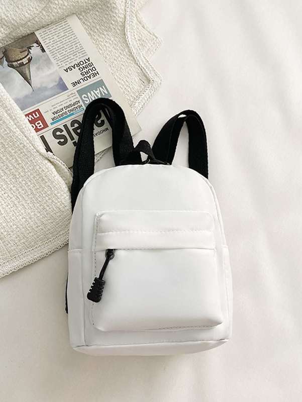 Kids Minimalist Double Zipper Backpack SHE