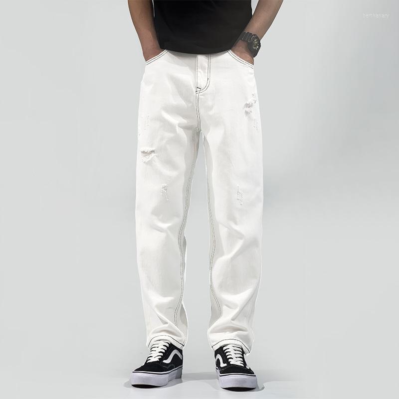Men's Jeans Men White Hole Slim Fit Mid-Rise Wash Youth Handsome Chic Hip Hop Streetwear Korean Style Fashion Denim Pants MaleMen's Bert22, 710y7 white
Men's Jeans Men White Hole Slim Fit Mid-Rise Wash Youth Handsome Chic Hip Hop Streetwear Korean Style Fashion Denim Pants MaleMen's Bert22, 710y7 white