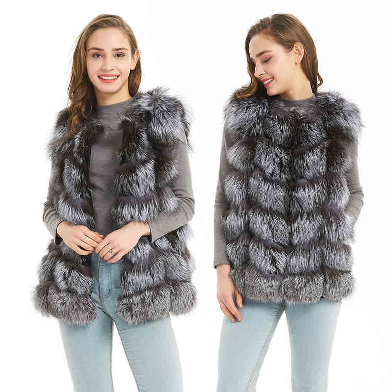 Women natural fur fashionable jacket Real fox coat Winter women Jacket vest girl leather J220719, Short west-2
Women natural fur fashionable jacket Real fox coat Winter women Jacket vest girl leather J220719, Short west-2