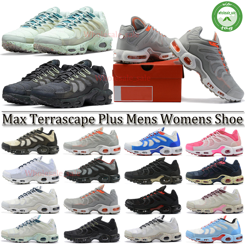 With Box Tn Plus Terrascape Shoes Black Lime White Aqua TBD Grey Orange Sail Sea Glass Triple White Mens Womens Running Shoe Outdoor Sport Sneakers, Contact us
With Box Tn Plus Terrascape Shoes Black Lime White Aqua TBD Grey Orange Sail Sea Glass Triple White Mens Womens Running Shoe Outdoor Sport Sneakers, Contact us