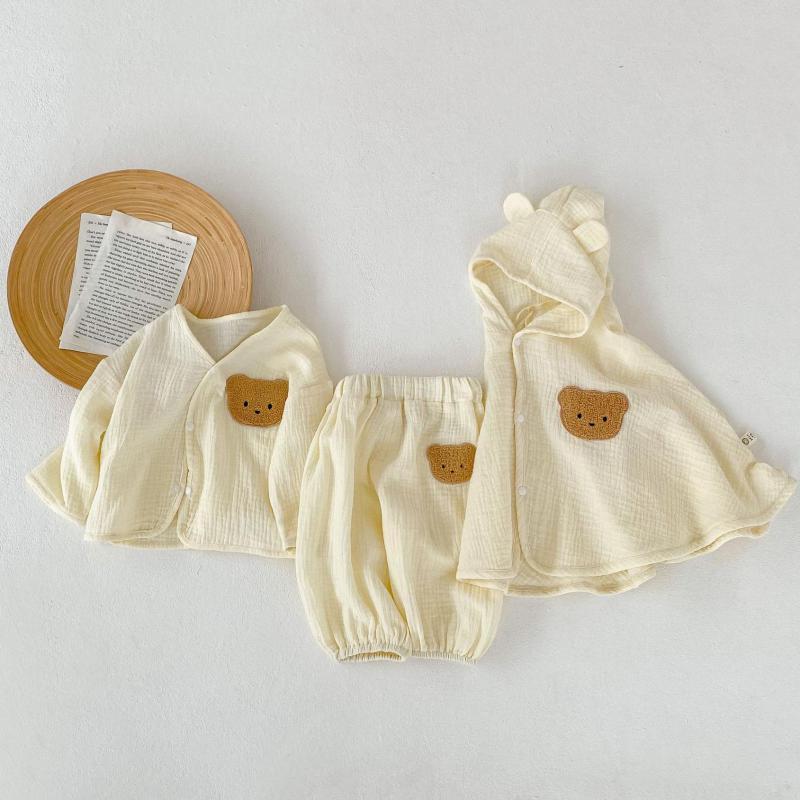 Clothing Sets Infant Thin Simple Cloak Cute Baby Girl Cartoon Bear Embroidery Single Breasted Sun Protection Tees Mosquito Repellent PantsCl, Pants
Clothing Sets Infant Thin Simple Cloak Cute Baby Girl Cartoon Bear Embroidery Single Breasted Sun Protection Tees Mosquito Repellent PantsCl, Pants