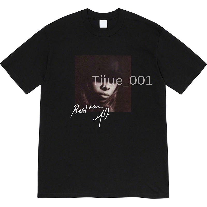 19FW Mary J. Blige Tee New Limited Box Summer High End Designer Street T-shirts Breathable Fashion Casual Men Women Youth Solid Simple Short Sleeve TJAMTX123, Black
19FW Mary J. Blige Tee New Limited Box Summer High End Designer Street T-shirts Breathable Fashion Casual Men Women Youth Solid Simple Short Sleeve TJAMTX123, Black