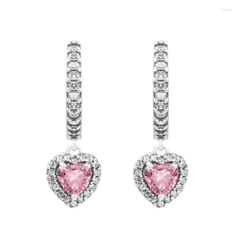 Hoop Earrings Sparkling Heart Sterling Silver Jewelry For Woman DIY Wedding Gift Party Make Up AccessoriesHoop & Huggie
Hoop Earrings Sparkling Heart Sterling Silver Jewelry For Woman DIY Wedding Gift Party Make Up AccessoriesHoop & Huggie