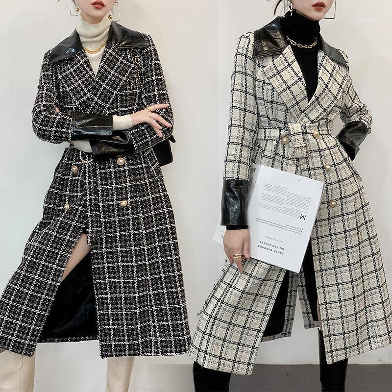 Women's Wool & Blends South Korea Dongdamen Plaid Woolen Overcoat Autumn And Winter 2022 Korean Slim Fit Medium Long Jacket, Black
Women's Wool & Blends South Korea Dongdamen Plaid Woolen Overcoat Autumn And Winter 2022 Korean Slim Fit Medium Long Jacket, Black