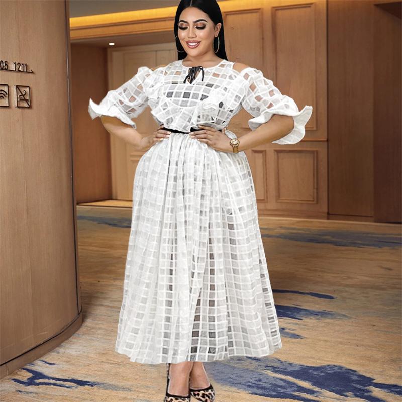 Plus Size Dresses Summer Dress Women White Sexy Transparent Cold Shoulder Long Office Lady Casual 2022 Maxi Female ClothesPlus
Plus Size Dresses Summer Dress Women White Sexy Transparent Cold Shoulder Long Office Lady Casual 2022 Maxi Female ClothesPlus