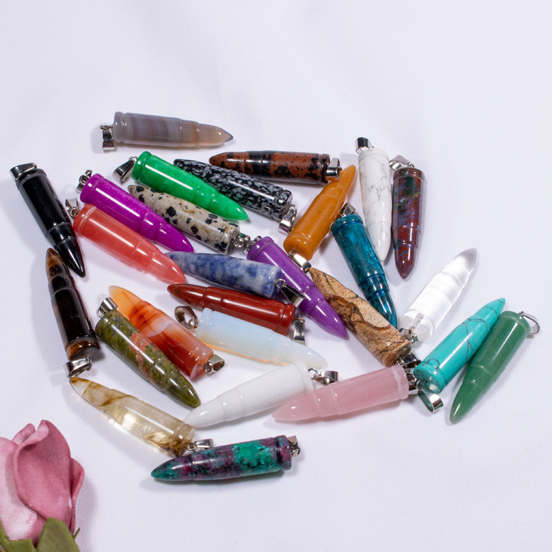 10x40mm Charms Assorted Natural Stone Pendants Point Charms Hexagonal Pillar agate Stones Pendant for Jewelry making
10x40mm Charms Assorted Natural Stone Pendants Point Charms Hexagonal Pillar agate Stones Pendant for Jewelry making