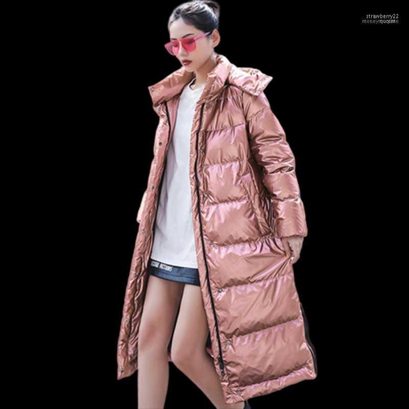 Women' Down & Parkas Winter Korean The Loose Bright Long Women Cotton Clothing 2022 Hooded Thick Warm Parka Over Knee Coat1 Stra22, Silver
Women' Down & Parkas Winter Korean The Loose Bright Long Women Cotton Clothing 2022 Hooded Thick Warm Parka Over Knee Coat1 Stra22, Silver