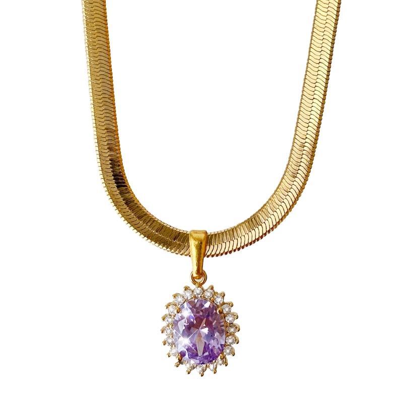 Pendant Necklaces Atmospheric Necklace Creative Exquisite High Restore Castle Diamond ChainPendant
Pendant Necklaces Atmospheric Necklace Creative Exquisite High Restore Castle Diamond ChainPendant