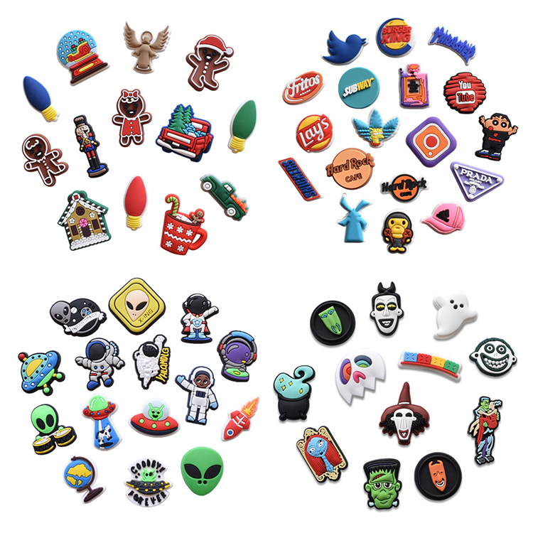 Fast delivery mexican Team shoe charms wholesale soft rubber PVC croc charms accessories for clog
Fast delivery mexican Team shoe charms wholesale soft rubber PVC croc charms accessories for clog