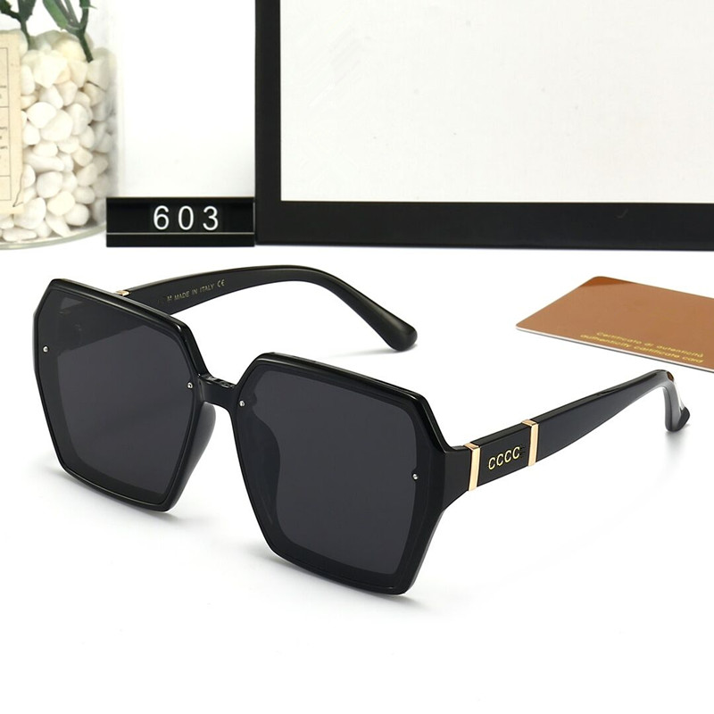luxury Sunglasses polaroid lens Designer letter womens Mens Goggle senior Eyewear For Women eyeglasses frame Vintage Metal Sun Glasses With