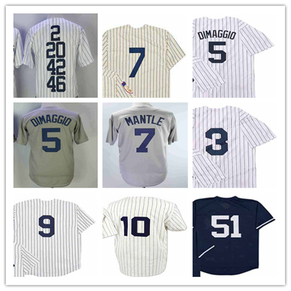 Man Retire Retro Vintage Baseball Jersey 3 Babe Ruth 42 Mariano Rivera 7 Mantle 10 Joe DiMaggio 10 PHIL RIZZUTO 9 ROGER MARIS 51 BERNIE WILLIAMS Pinstripe, As pic1
Man Retire Retro Vintage Baseball Jersey 3 Babe Ruth 42 Mariano Rivera 7 Mantle 10 Joe DiMaggio 10 PHIL RIZZUTO 9 ROGER MARIS 51 BERNIE WILLIAMS Pinstripe, As pic1