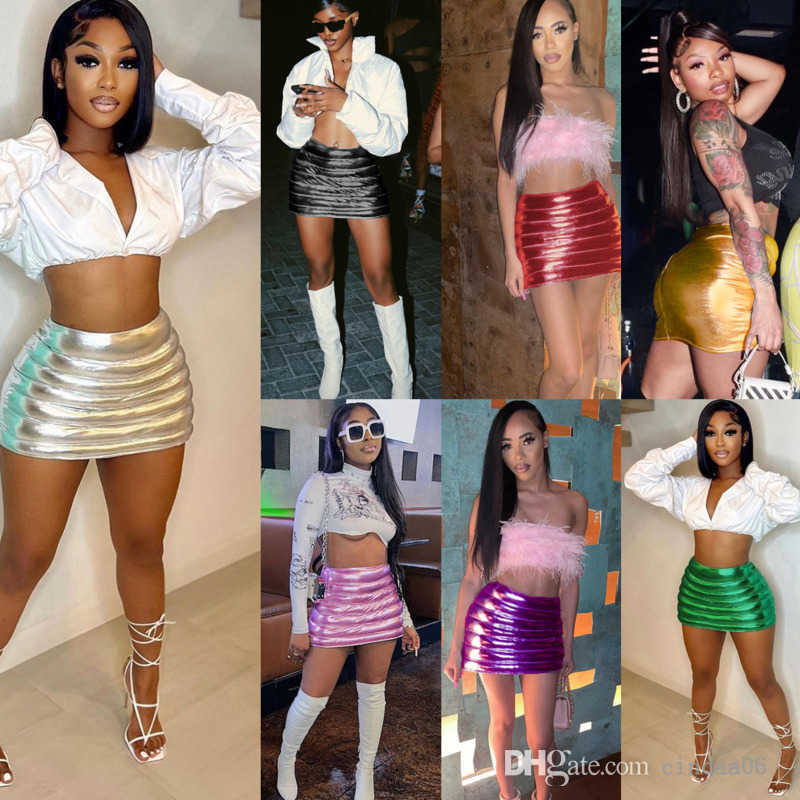 Womens Designer Clothing 2022 Summer New Skirt Zipper Luster Personalized Skirts, Champagne
Womens Designer Clothing 2022 Summer New Skirt Zipper Luster Personalized Skirts, Champagne