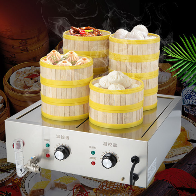 

Commercial Steamed Buns Machine Electric Steamer Steam Bun Stove Dumpling Bread Steamed Machine