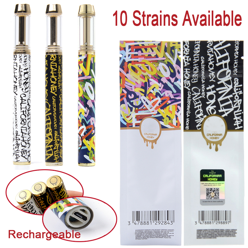 California Honey Disposable E cigarettes Vape pen Copper Gold Tips Atomizers 1ml Thick Oil Cartridge Vaporizer empty Packaging Bags High Quality E-cigarettes
California Honey Disposable E cigarettes Vape pen Copper Gold Tips Atomizers 1ml Thick Oil Cartridge Vaporizer empty Packaging Bags High Quality E-cigarettes