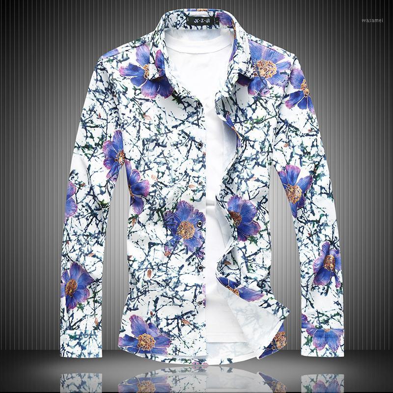 Floral For 2022 Sale Long Sleeve Chinese Style Men Flowers Shirts Big Size 4XL 5XL 6XL 7XL 9095 Men's Casual, Blue
Floral For 2022 Sale Long Sleeve Chinese Style Men Flowers Shirts Big Size 4XL 5XL 6XL 7XL 9095 Men's Casual, Blue