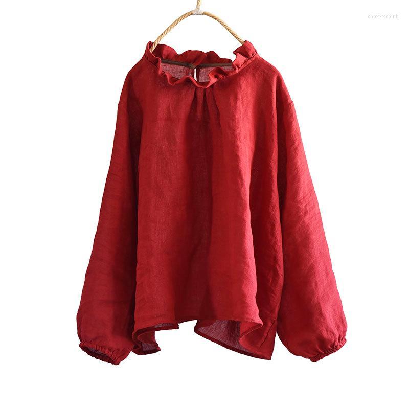 Women's Blouses Women's & Shirts Women Cotton Linen Shirt 2022 Spring Summer Loose Button Solid Color O Neck Long Sleeve Pullovers, Black
Women's Blouses Women's & Shirts Women Cotton Linen Shirt 2022 Spring Summer Loose Button Solid Color O Neck Long Sleeve Pullovers, Black