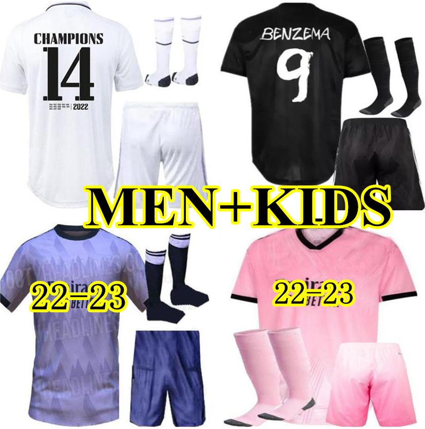 Adult Kids Kit with socks 22 23 BENZEMA soccer jerseys football shirt VINI JR MODRIC RODRYGO camiseta 2022 2023 uniforms CAMAVINGA VALVERDE KROOS Real Madrids, 22/23 away ucl
Adult Kids Kit with socks 22 23 BENZEMA soccer jerseys football shirt VINI JR MODRIC RODRYGO camiseta 2022 2023 uniforms CAMAVINGA VALVERDE KROOS Real Madrids, 22/23 away ucl