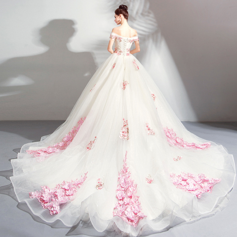 Sheer Crew Neck Wedding Gowns Sexy See Through Button Back Long Off Shoulder Appliques New Vintage Cheap Lace Wedding Dresses Vestios De Novia Bridal Gown