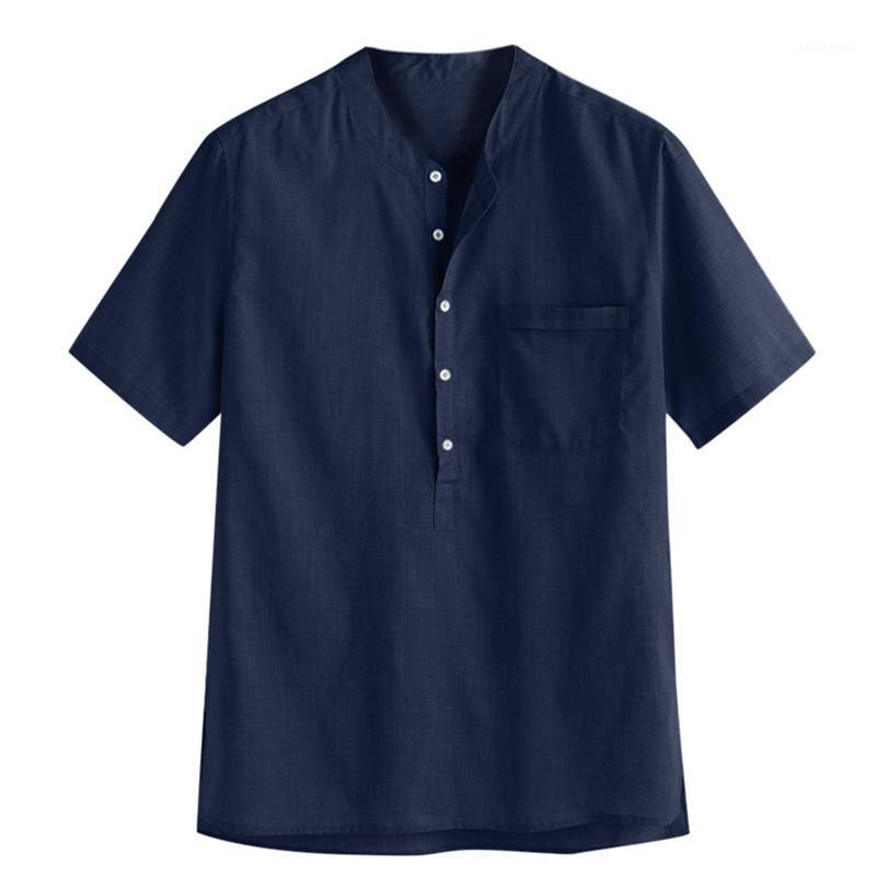 Fashion Men Shirt Solid Short Sleeve Loose Button Up Bussiness Personality Casual Brand Shirts Camisa Men's, Gray
Fashion Men Shirt Solid Short Sleeve Loose Button Up Bussiness Personality Casual Brand Shirts Camisa Men's, Gray
