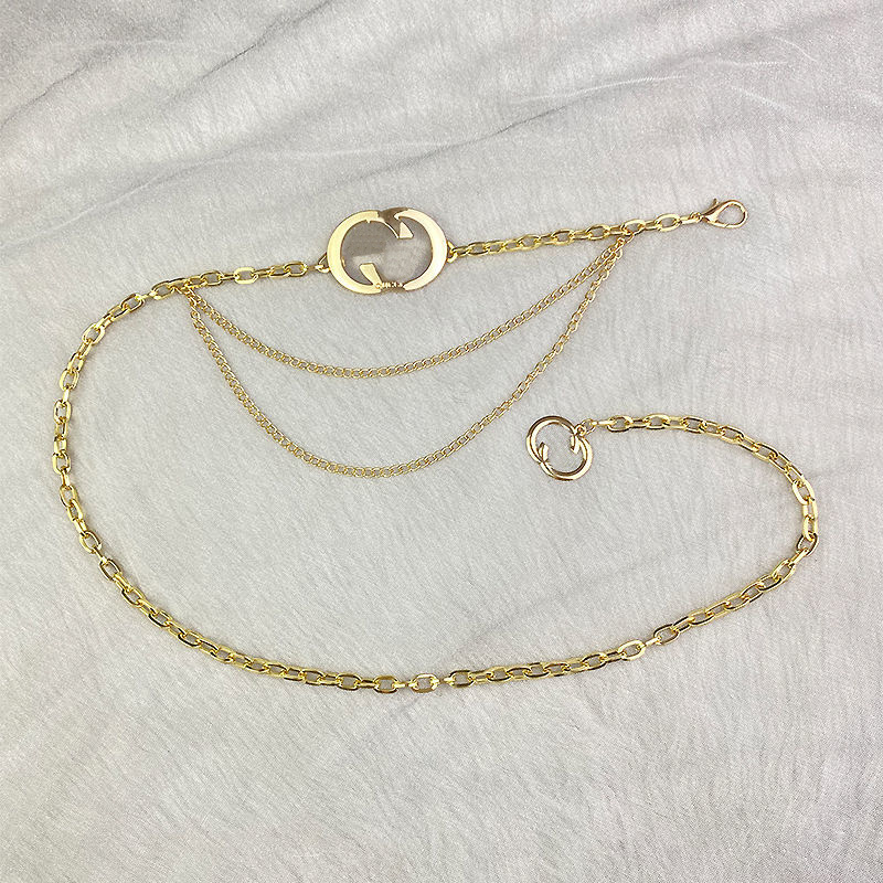 Fashion Chain Belts Womens Waist Chain Luxury Metal Letters Adjustable Trend Mens Belt Decoration With Skirt, As pics 
Fashion Chain Belts Womens Waist Chain Luxury Metal Letters Adjustable Trend Mens Belt Decoration With Skirt, As pics