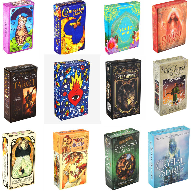 Kids Toys 19 Styles Tarots Witch Rider Smith Waite Shadowscapes Wild Tarot Deck Board Game Cards with Colorful Box English Version In Stock 0168
Kids Toys 19 Styles Tarots Witch Rider Smith Waite Shadowscapes Wild Tarot Deck Board Game Cards with Colorful Box English Version In Stock 0168