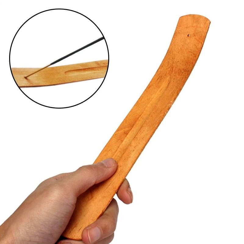 Sublimation Artracyse Pine Wood Incense Board Indian Stick Long Incense Holders Simple Solid Wooden Incenses Holder Home Decoratio2594303