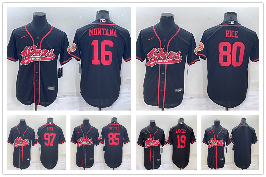 Jersey San''Francisco''49ers''Men Jerry Rice Nick Bosa Joe Montana George Kittle Black Cool Base Stitched Baseball Football
Jersey San''Francisco''49ers''Men Jerry Rice Nick Bosa Joe Montana George Kittle Black Cool Base Stitched Baseball Football