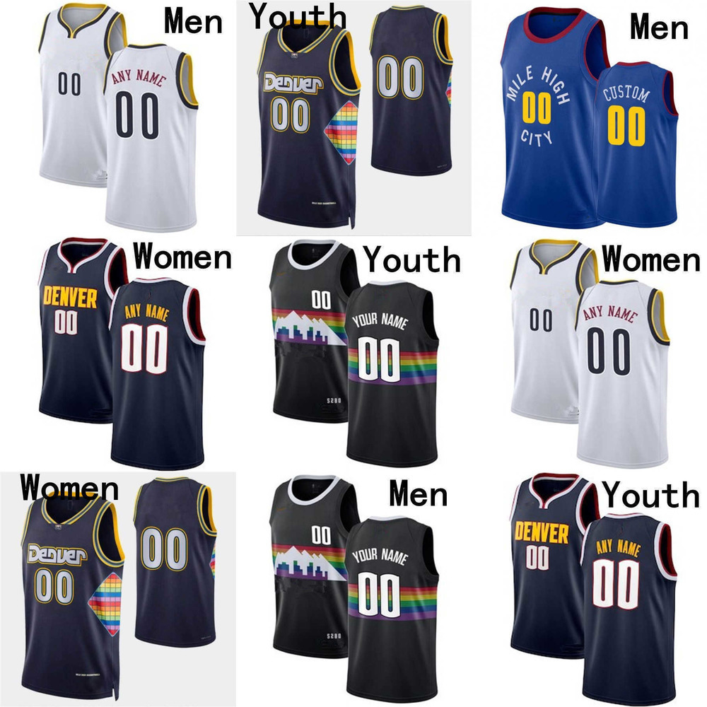 Basketball Jersey Denver''Nuggets''Nikola 15 Jokic''Jamal 27 Murray 50 Aaron Gordon 1 Michael Porter Jr. 5 Will Barton 11 Monte Morris 3 Bones Hyland, Colour
Basketball Jersey Denver''Nuggets''Nikola 15 Jokic''Jamal 27 Murray 50 Aaron Gordon 1 Michael Porter Jr. 5 Will Barton 11 Monte Morris 3 Bones Hyland, Colour